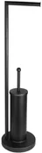 Stojaki i wieszaki na papier toaletowy - Stojak na papier czarny 10STOLAZMO104 - miniaturka - grafika 1