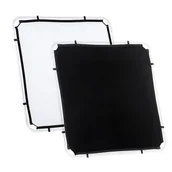 Inne akcesoria studyjne - Lastolite LL LR81121R Tkanina Skylite Small 1.1 x 1.1m Black/White LL LR81121R - miniaturka - grafika 1