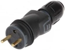 Legrand Wtyczka 2P+Z IP55 - Helium 50444 - Kostki, złączki, wtyczki - miniaturka - grafika 2