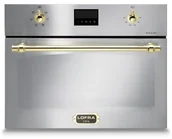 Kuchenki mikrofalowe do zabudowy - Lofra Retro Dolcevita 60 Acciaio Satinato MICROWAVE/S - miniaturka - grafika 1