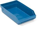 Pojemniki przemysłowe - AJ Produkty Szuflada magazynowa, 400x240x95 mm, 6.5 L, niebieski - miniaturka - grafika 1