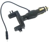 Ładowarki samochodowe - Kit Ładowarka samochodowa z uchwytem do słuchawek Nokia - czarna 6101HOLPC - miniaturka - grafika 1