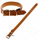 Smycze dla psów - dr Seidla skórzana Buffalo koniakowa Obwód szyi 40-50 cm | 5% na pierwsze zamówienie | Dostawa GRATIS od 99 zł + BONUS do pierwszego zamówienia| Dostawa GRATIS! - miniaturka - grafika 1
