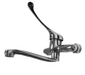 Baterie umywalkowe - Luccio Bateria Kliniczna Umywalkowa Łokciowa Medyczna Ścienna 4103_2 - miniaturka - grafika 1