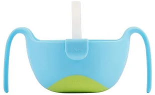B.Box Miseczka ze słomką 12m+ : Kolor - Niebieski - Miseczki i talerzyki dla dzieci - miniaturka - grafika 3