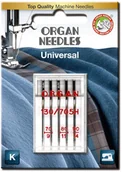Akcesoria i części do maszyn do szycia - Organ Igły półpłaskie 130/705H uniwersalne 70-90 5 szt. blistr uni. 70-90 BL - miniaturka - grafika 1