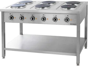 Stalgast Kuchnia wolnostojąca 979600 6-płyt grzewczych 6x2,6 - Piece, kotły i płyty grzejne gastronomiczne Stalgast Kuchnia wolnostojąca 979600 6-płyt grzewczych 6x2,6 - Piece, kotły i płyty grzejne gastronomiczne - miniaturka - grafika 1