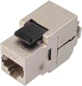 Złącza, przejściówki, adaptery - KEYSTONE Solarix Moduł 10G RJ-45 STP kat.6a samozaciskowy SXKJ-10G-STP-BK-SA) 25286902 - miniaturka - grafika 1