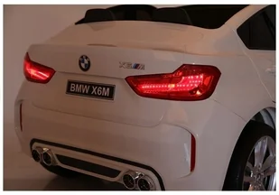 Import LEANToys BMW X6M Białe 2841 - Pojazdy elektryczne dla dzieci - miniaturka - grafika 9