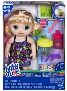 Hasbro BABY ALIVE LALA SŁODKA PRZEKĄSKA (BLOND) - Lalki dla dziewczynek - miniaturka - grafika 5