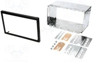 Akcesoria car audio - Półkieszeń Montażowa Kieszeń 2 Din + Ramka +klucze - miniaturka - grafika 1