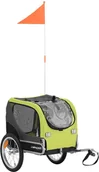 Przyczepki rowerowe - Uniprodo Przyczepka rowerowa dla psa 20kg Zielony - miniaturka - grafika 1
