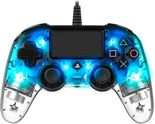 Nacon PS4 Compact Controller Niebieski Świecący - Akcesoria do Playstation - miniaturka - grafika 3