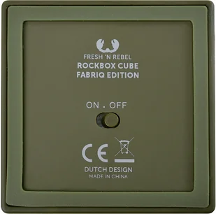 FreshnRebel Rockbox Cube Fabrick Edition Army - Głośniki przenośne - miniaturka - grafika 5