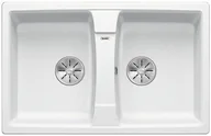 Zlewozmywaki - Blanco LEXA 8 Silgranit PuraDur Biały odwracalny InFino 524964 - miniaturka - grafika 1
