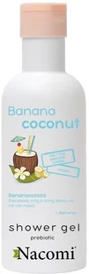 Nacomi Shower Gel żel pod prysznic Banan i Kokos 300ml - Kosmetyki do kąpieli - miniaturka - grafika 2