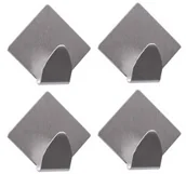 Wieszaki łazienkowe - Wieszaki Bez Wiercenia samoprzylepne przyklejane - miniaturka - grafika 1