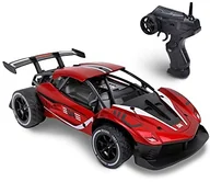 Zabawki zdalnie sterowane - TURBO CHALLENGE TURBO CHALLENGE - Zdalnie sterowany samochód sportowy - 094872 - Kolor Czerwony i Szary - Samochód 27 cm - Metal - Od 6 lat - 2 baterie AA - Baterie w zestawie 94872 - miniaturka - grafika 1