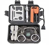 Zestawy survivalowe  - 7W1 Zestaw Przeżycia Wojskowy Survival-owy Kit - miniaturka - grafika 1