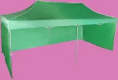 Pawilony ogrodowe - Expodom Namiot ekspresowy 3x6m - aluminiowy, Zielony, 3 ściany boczne - miniaturka - grafika 1