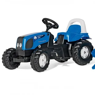 Rolly Toys Traktor Rolly Kid Landini, niebieski z przyczepką - Jeździki dla dzieci - miniaturka - grafika 4