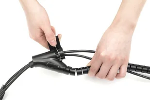 Digitus Organizer Maskownica organizer do okablowania spirala regulowana elastyczna 5m czarna DA-90508 - Tuning komputera - akcesoria - miniaturka - grafika 7