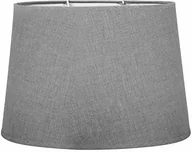 Oprawy, klosze i abażury - Sema 97122 abażur owalna tekstura/materiał jasnoszary - miniaturka - grafika 1