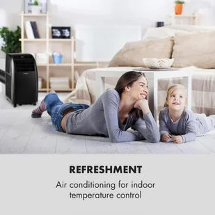 Klarstein Metrobreeze Rom klimatyzator 10000 BTU klasa efektywności energetycznej A+ pilot czarny DXJ2-MetrobreezeRomB - Klimatyzatory - miniaturka - grafika 4