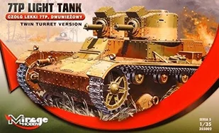 Mirage Hobby MIRAGE 7TP Lekki czołgi Dwuwieżowy MMH-355002 - Modele do sklejania - miniaturka - grafika 3