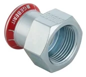 Akcesoria do armatury i ceramiki - Geberit złączki przejściowe z gwintem wewnętrznym C-Stahl Mapress 21808 21808 - miniaturka - grafika 1