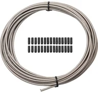 Części rowerowe - Jagwire Jagwire LEX SL Shift Cable Housing incl. End Caps 10m 4,5mm, titan  2021 Linki przerzutki i pancerze 18020209 - miniaturka - grafika 1