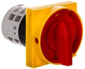 Inne akcesoria elektryczne - Elektromet Spółdzielnia Inwalidów Łącznik krzywkowy 0-1 3P 25A zatablicowy z płytką przednią Łuk E25-15 IP-65 952518 - miniaturka - grafika 1