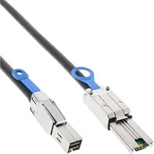 Kable miedziane - InLine external Mini SAS HD Kabel SFF-8644 SFF-8088 6Gb/s 1m 27639B - miniaturka - grafika 1