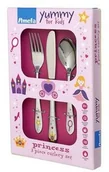 Sztućce dla dzieci - Amefa Sztućce dziecięce Princess, 3 szt.stal - miniaturka - grafika 1