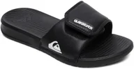 Buty dla chłopców - Quiksilver klapki ęce YOUTH BRIGHT COAST ADJUST SLIDERS Black/White/Black XKWK - miniaturka - grafika 1