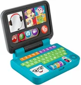 Zabawki interaktywne dla dzieci - Fisher Price Edukacyjny Laptop Malucha - polska wersja językowa - HHX33 - miniaturka - grafika 1