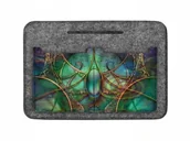 Kosmetyczki, organizery i kuferki - Sunlovers Sunlovers, Organizer filcowy do torebki, Szmaragd, 7x26,5x19 cm - miniaturka - grafika 1