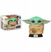 Figurki dla dzieci - Star Wars Mandalorian Funko pop The Child with bag - miniaturka - grafika 1