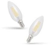 Żarówki LED - Spectrum Żarówka LED świeczka E14 450lm 4W COG WW 3000K WOJ13874 - miniaturka - grafika 1