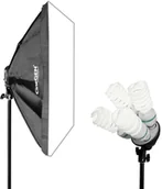 Inne akcesoria studyjne - CineGEN Lampa światła stałego SOFTBOX 50x70cm 4x 85W 290cm VIDOO-57815 - miniaturka - grafika 1