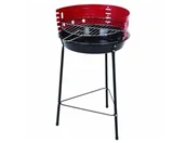 Akcesoria do grilla - Patio PATIO GRILL OKRĄGŁY 33 CM STAL CZARNO CZERWONY 91310 - miniaturka - grafika 1