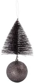 Ozdoby bożonarodzeniowe - House Doctor House Doctor - Zawieszka choinka z bombką M 17268 - miniaturka - grafika 1