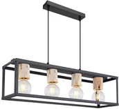 Lampy sufitowe - Globo Lighting Lampa wisząca HAGAR 15476-4H Globo - miniaturka - grafika 1