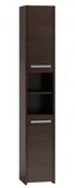 Szafki łazienkowe - Topeshop Szafka łazienkowa S30, wenge, 30x30x170 cm - miniaturka - grafika 1