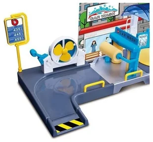 Bburago Street Fire Myjnia Samochodowa i Autko 30406 - Tory, garaże, parkingi - miniaturka - grafika 4