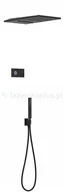 Zestawy prysznicowe - Tres Shower Technology zestaw prysznicowy czarny 09288308NM - miniaturka - grafika 1