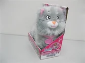 Zabawki interaktywne dla dzieci - Artyk Kotek chodzący na smyczy szary Natalia - miniaturka - grafika 1