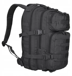 Mil-Tec Plecak wojskowy 2-komorowy Assault Small 20 Black roz uniw 14002002) 14002002 - Plecaki - miniaturka - grafika 2