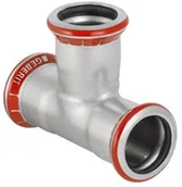 Rury - Geberit T-piece cst d76.1-76.1-76.1 zn-pl 21009 - miniaturka - grafika 1