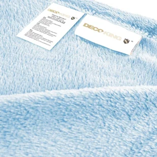 DecoKing Koc z mikrofibry 200x220 BLA/MIC/WHI/200 - Koce - miniaturka - grafika 4